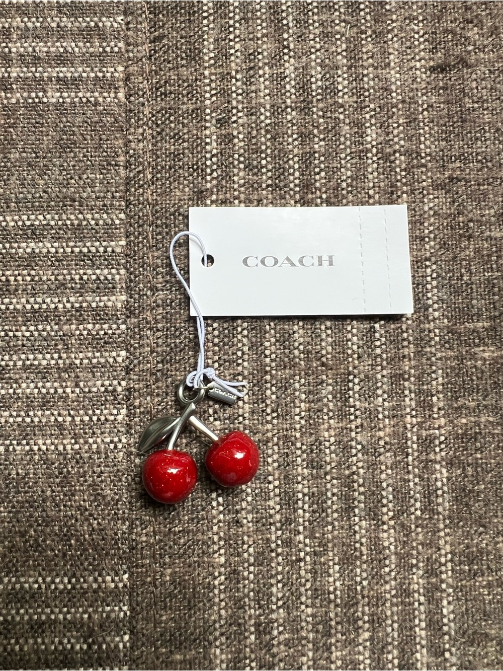 COACH Red Cherry shoe charm